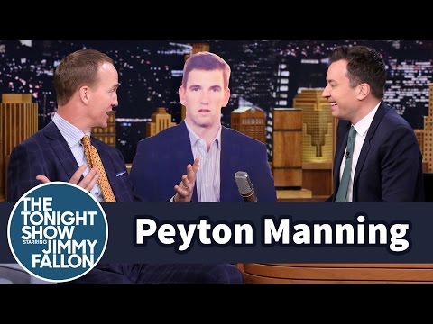 Peyton Manning Talks to Brother Eli's Super Bowl Sad Face