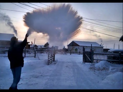 -56°C (-69°F) from Yakutsk to Oymyakon in winter - THE MOVIE [HD] 2015