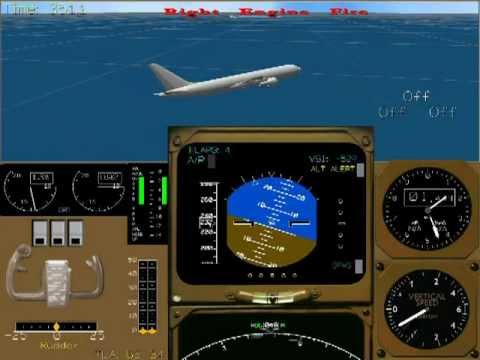 Air accident real voice recording and flight data