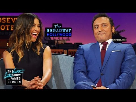 Jessica Szohr & Aasif Mandvi Talk Childhood Crushes