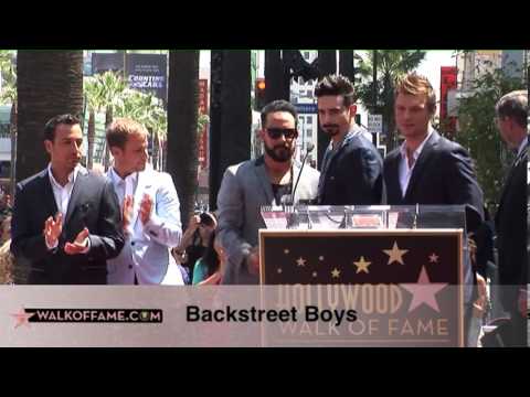 FULL - Backstreet Boys Hollywood Walk of Fame - 4/22/2013