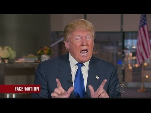 Face the Nation:  Donald Trump interview