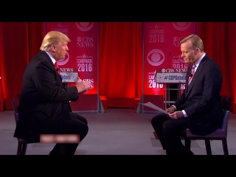 Donald Trump Interview on Face the Nation 2/14/16