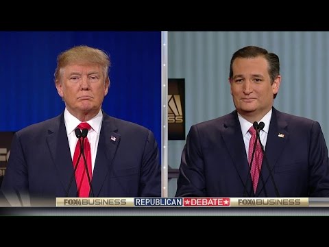 Donald Trump and Ted Cruz Clash at the Fox Business GOP Debate