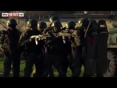 Russian Special Forces Storm Crimea Base