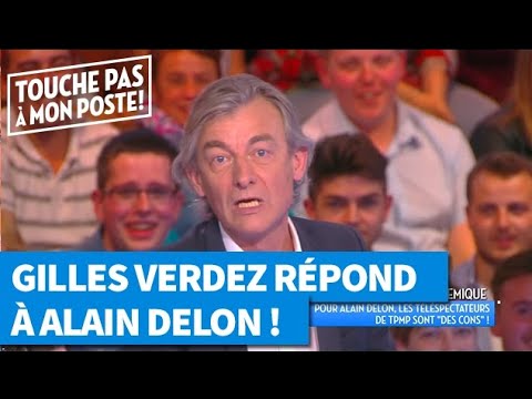 Gilles Verdez répond à Alain Delon dans TPMP