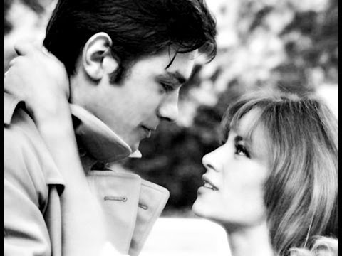 Alain Delon and Nathalie Delon