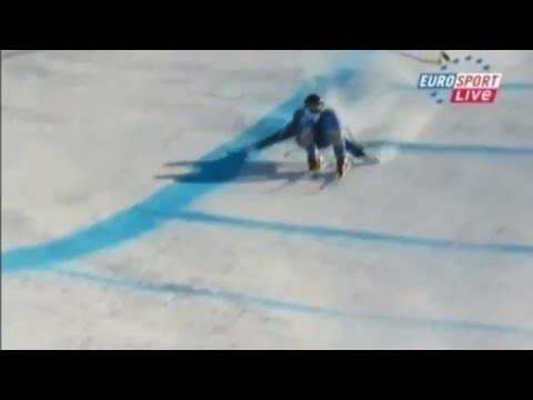 Alpine Skiing Mistakes and Crashes