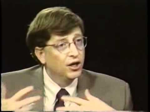 bill gates 1996 interview / charlie rose