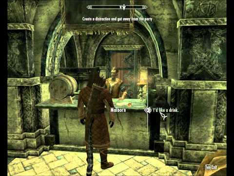 Skyrim - Thalmor Embassy - Diplomatic Immunity  Walkthrough 1080p