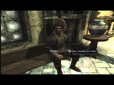 Skyrim - Diplomatic Immunity - Full quest walk through ! - Commentary - Distracting the Gaurds