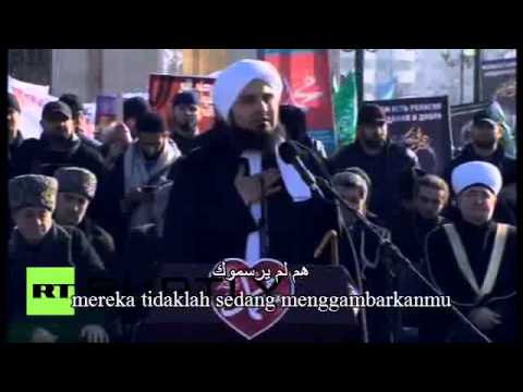 Habib Ali Al-Jufri di Chechnya. Jutaan orang menangis