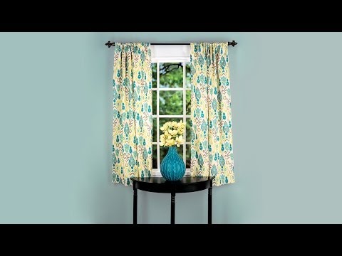 Learn to Sew: Simple Curtain Panel