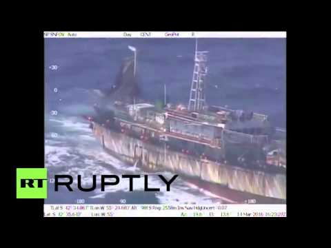 Argentina: Coast guard sinks "illegal" Chinese fishing vessel