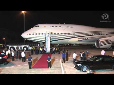 APEC 2015: Arrival of Sultan Hassanal Bolkiah, Brunei