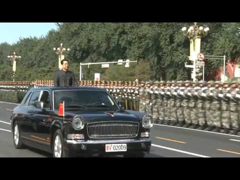 01 President HU Jintao Reviews Chinese Troops [China's National Day, Chinese Military Parade 2009]