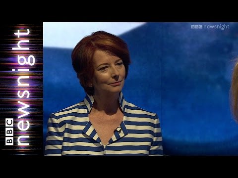 Julia Gillard former Australian Prime Minister on misogyny in politics - BBC Newsnight