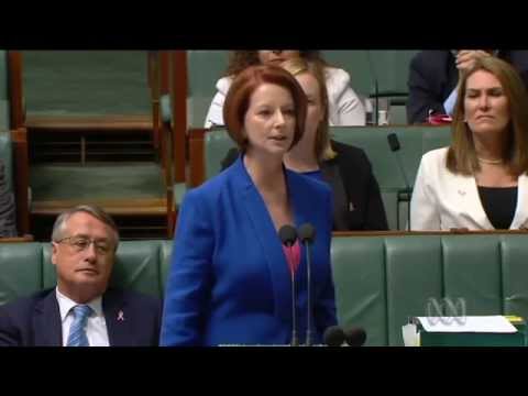 EVER BEEN BULLIED? "Not Now, Not Ever!" JULIA GILLARD misogyny speech