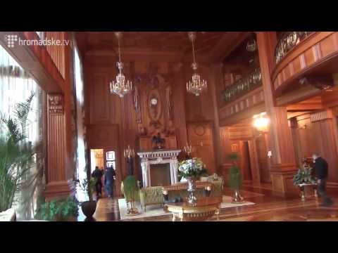 Awsome video of former Ukrainian president Yanukovych empty luxury estate.