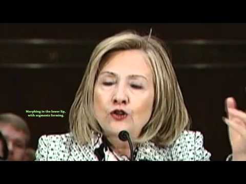 Reptilian Shapeshifters Hillary Clinton & Ukraine President Viktor Yushchenko