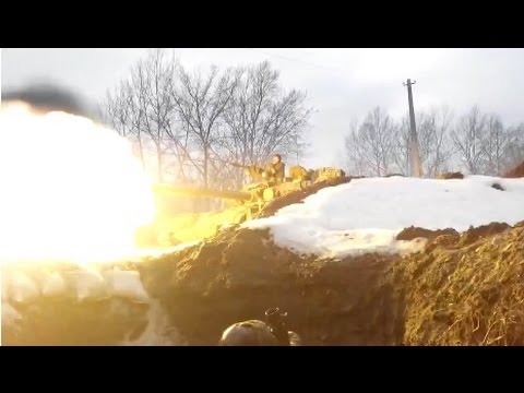 Ukraine War 2015 - Heavy Clashes And Fighting In Eastern Ukraine After Failed Ceasefire