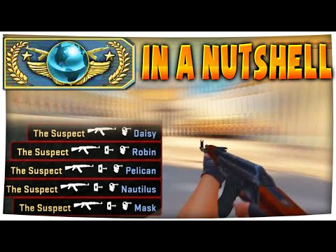 CS:GO - Global Elite MM in a Nutshell (Crazy Rage Hacker/Cheater)