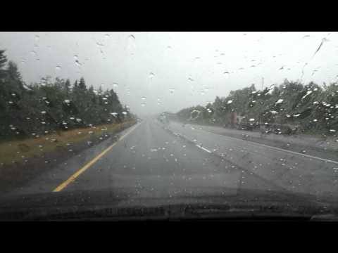 Driving from Hampton, NB to Saint John West, NB