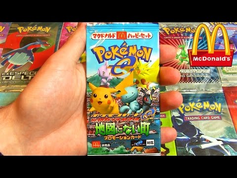 Ouverture d'un Booster Pokémon MCDONALD'S de 2002 !