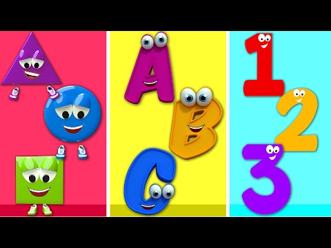 ABC Song | Shapes Song | English Nursery Rhymes And Kids Songs for children