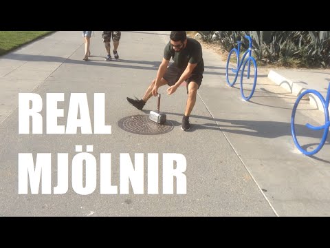 Real Mjolnir (Electromagnet, Fingerprint Scanner)