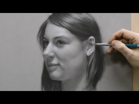 Time-lapse Portrait Drawing Demonstration by David Jamieson #2