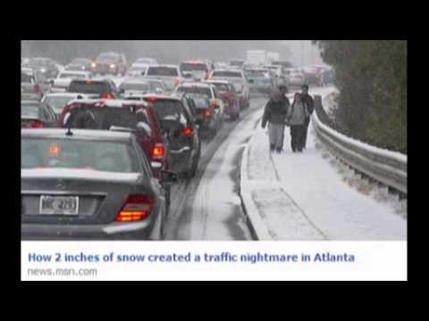 Breaking News Blizzard In Atlanta Ga