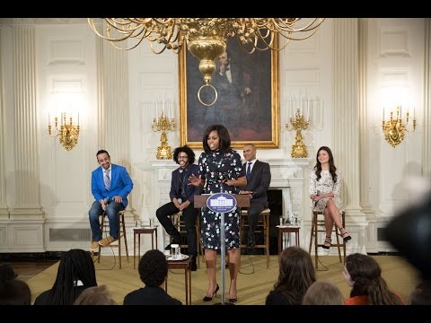 The First Lady Delivers Remarks at "Hamilton at the White House" Workshop