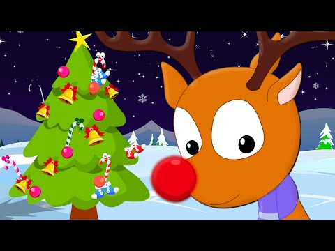 Rudolf The Rednosed Reindeer | Christmas songs for kids | Kids TV