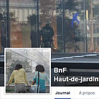 Copie d'écran de la page Facebook du Haut-de-jardin de la BnF