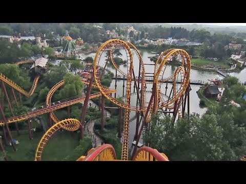 Goudurix front seat on-ride HD POV Parc Astérix