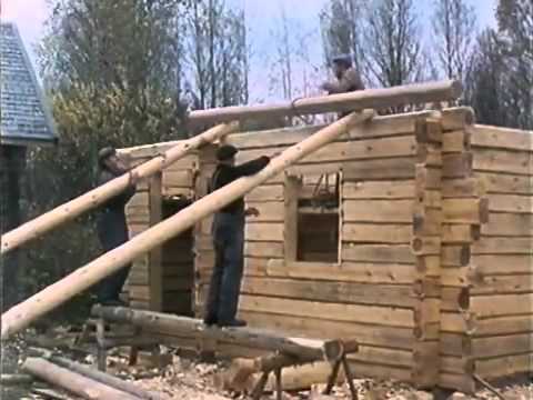 Traditional Finnish Log House Building Process