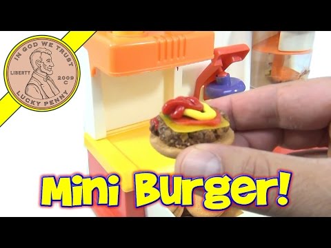 McDonald's Happy Meal Magic 1993 Hamburger Maker Set - Making Hamburgers!