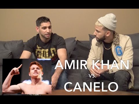 AMIR KHAN vs. CANELO BOXING FIGHT!! (INTERVIEW)