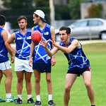 13-3-16. Members of the Unity Cup team during training at Caulfield Park wearing their new jumpers that were designed by Year 12 student  Jayden Beville. Photo: Peter Haskin