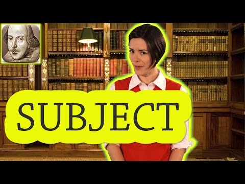 English Grammar Basics:  What is a Subject?