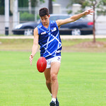 13-3-16. Members of the Unity Cup team during training at Caulfield Park wearing their new jumpers that were designed by Year 12 student  Jayden Beville. Photo: Peter Haskin