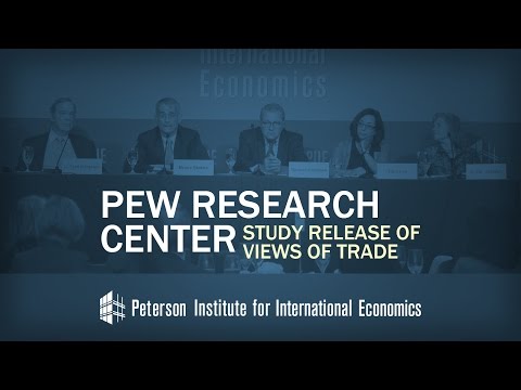 Pew Research Center Study Release of Views of Trade