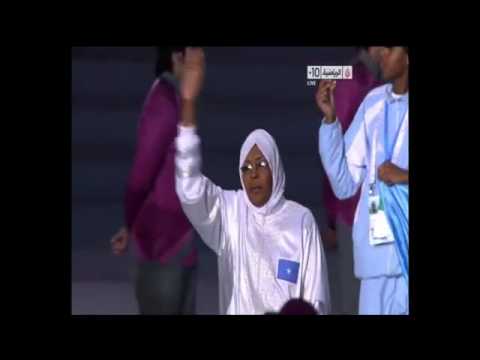 Xaflada Furitanka  2011 Pan Arab Games kooxda gabdhaha somaliya kubada koleyga