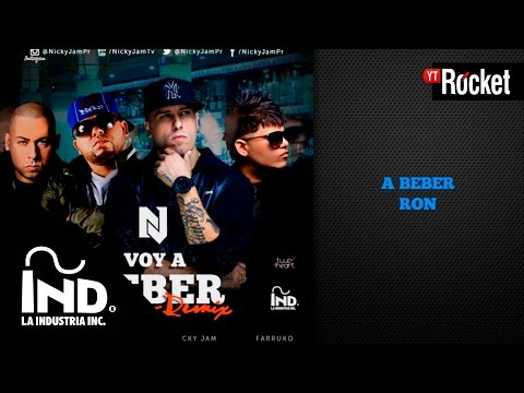 Nicky Jam - Voy a Beber Remix 2 Ft Ñejo, Farruko y Cosculluela | Video Con Letra | Reggaeton 2014