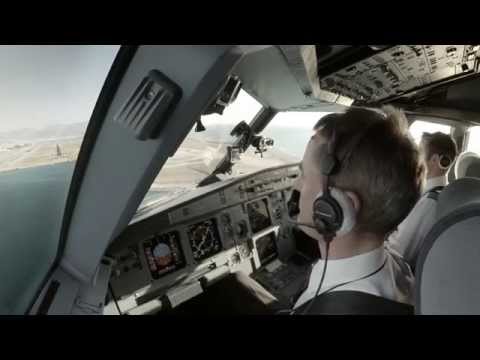 Airbus A320 HD Cockpit Scene - Flying Across Europe