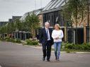 Scotland's Social Justice Secretary Alex Neil with Kimberley Stoddart, a tenant of West of Scotland Housing Association. Photo: Scottish Government via Flickr (CC BY-NC).