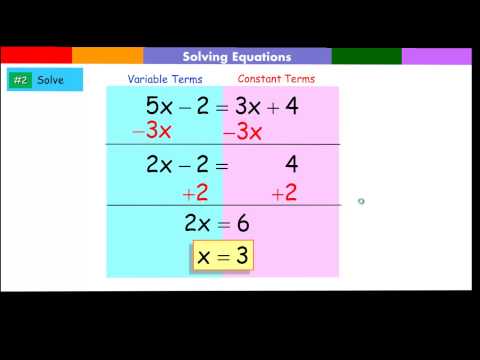 Solving Equation with variables on both sides of the equation