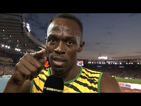 Usain Bolt's message for Gabby Logan - BBC Sport