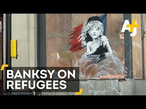 Banksy's Latest Artwork Criticizes France's Treatment Of Refugees